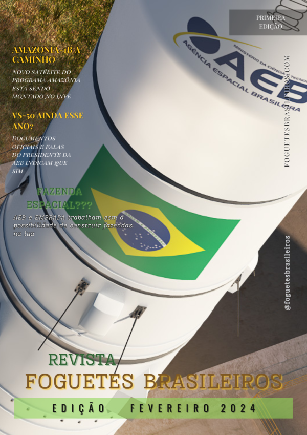 Revista Foguetes Brasileiros - Edição de Fevereiro - Protótipo